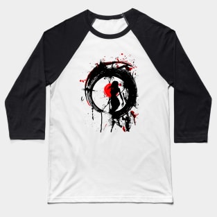 Zen ink, woman-warrior Japan Baseball T-Shirt